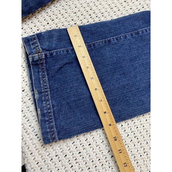 Tommy Hilfiger Womens Y2K Blue Wide Leg Jeans size 6 denim 90s Classic Cotton - Picture 7 of 16